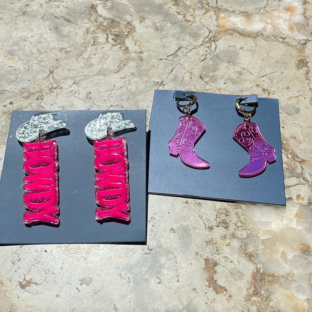 Western earring set